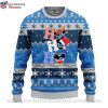 Detroit Lions Ugly Sweater – Festive Grinch Graphic With Candy Canes