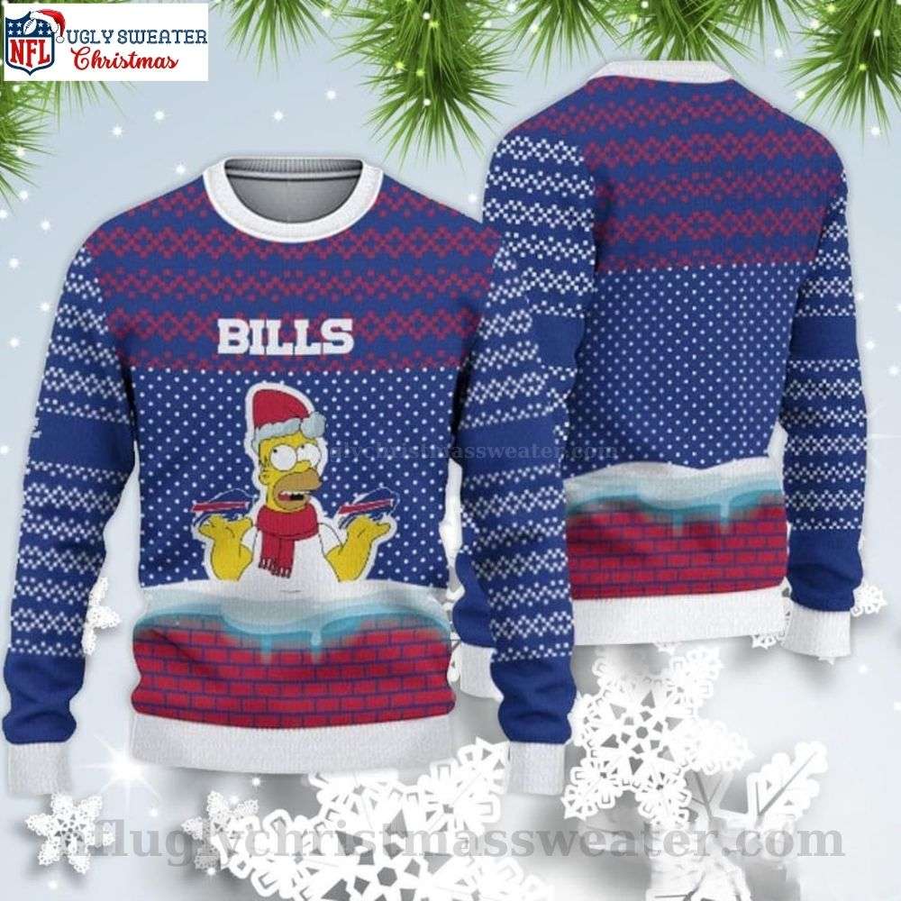 Funny Simpson Buffalo Bills Christmas Sweater
