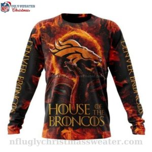 House Of The Broncos NFL Denver Broncos Ugly Sweater 1