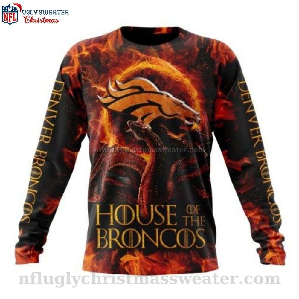 House Of The Broncos - NFL Denver Broncos Ugly Sweater