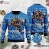 NFL Detroit Lions Baby Yoda Cute Moments Ugly Christmas Sweater
