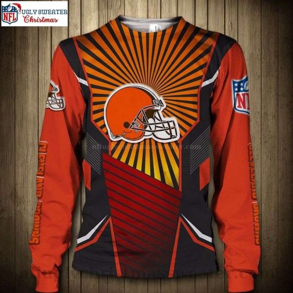 Logo Ugly Christmas Sweater – Cleveland Browns Fan Favorite