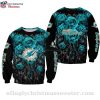 Miami Dolphins Gifts For Him – Fun Dabbing Santa Ugly Christmas Sweater