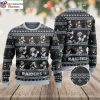 NFL Diagonal Stripes Raiders Ugly Christmas Sweater – Perfect For Fans