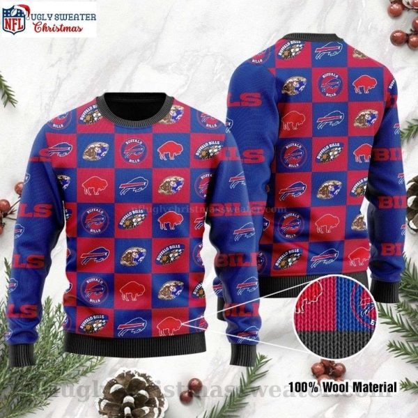 NFL Buffalo Bills Logo American Football Ugly Christmas Sweater – A Fan’s Festive Delight