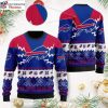 NFL Buffalo Bills Rugby Stadium Custom Name And Number Ugly Bills Sweater