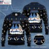 NFL Custom Name Dallas Cowboys Ugly Christmas Sweater with Logo Print – Gifts For Him