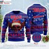 NFL Gnomes Buffalo Bills Ugly Christmas Sweater – Perfect Gift for Fans