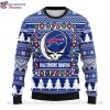 NFL Golden Skull Buffalo Bills Ugly Christmas Sweater