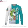 NFL Miami Dolphins Golden Skull Ugly Sweater – Unique Gift For Fans