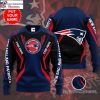 NFL Patriots American Football Team Cardigan Style Ugly Christmas Sweater