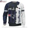NFL Patriots Ugly Christmas Sweater – Festive Grinch Design With Patriots Logo