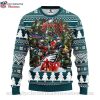 NFL Philadelphia Eagles Mascot All Over Print Ugly Christmas Sweater