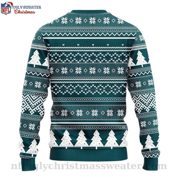 NFL Philadelphia Eagles Logo Christmas Tree – Men’s Eagles Christmas Sweater