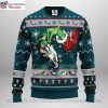 NFL Philadelphia Eagles Mascot All Over Print Ugly Christmas Sweater