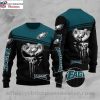 NFL Philadelphia Eagles Ugly Christmas Sweater – Logo Print With Festive Touch