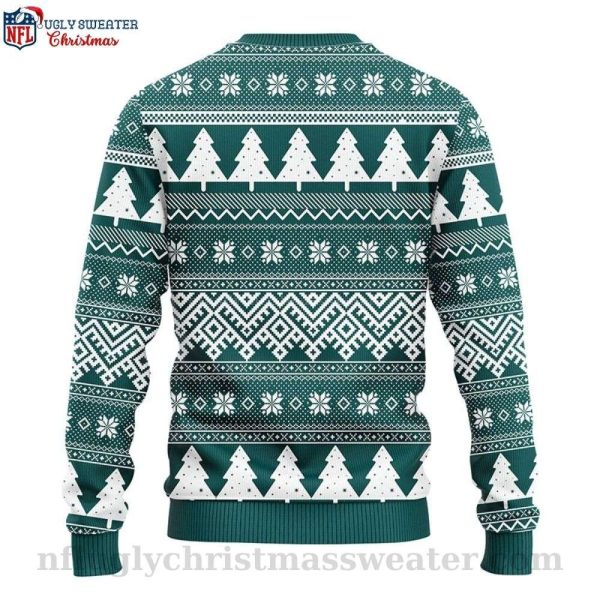 NFL Philadelphia Eagles Ugly Christmas Sweater – Logo Print With Festive Touch