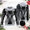 NFL Personalized Raiders Ugly Christmas Sweater – Custom Name Edition