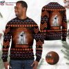 NFL Football Stadium Motifs Denver Broncos Custom Name Ugly Sweater
