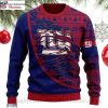 Personalized Detroit Lions Ugly Christmas Sweater Featuring Logo Print