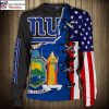 Ny Giants Team Mascot Ugly Christmas Sweater -Fan’s Joy