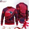 Patriots Christmas Sweater – Mickey NFL American Football Design
