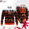 NFL Orange Ugly Christmas Sweater – Joe Burrow 9 Cincinnati Bengals