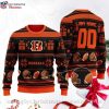 Personalized Cincinnati Bengals Gucci Pattern Ugly Christmas Sweater