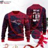 Show Your Team Spirit This Holiday – Personalized Patriots Ugly Sweater