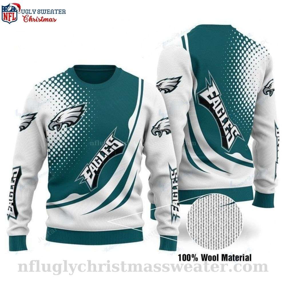 Philadelphia Eagles All Over Print Ugly Christmas Sweater - Unique Gifts For Fans