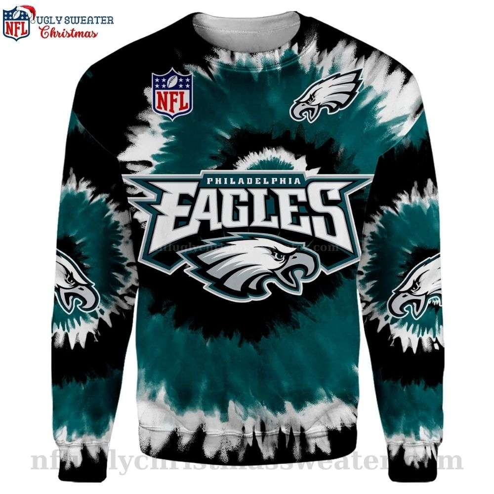 Philadelphia Eagles Christmas Extravaganza - Logo Print All Over Ugly Sweater For Fans