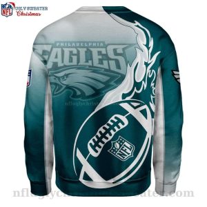 Philadelphia Eagles Take Flight Unique Eagles Ugly Sweater For Him 2