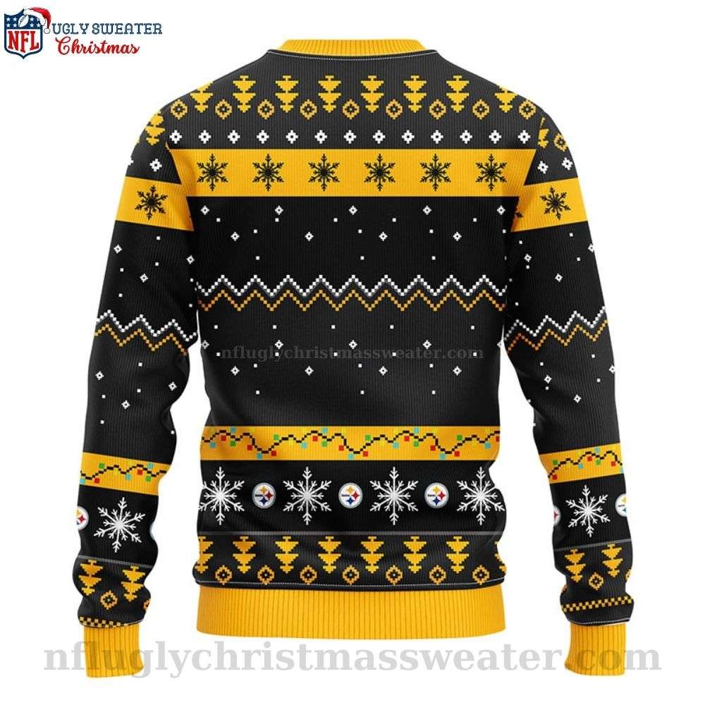 Pittsburgh Steelers Christmas Gifts - Dabbing Santa Xmas Sweater