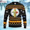 Pittsburgh Steelers Gifts For Fans – Snowman and Reindeer Sweater