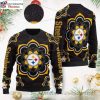 Pittsburgh Steelers Festive Ugly Christmas Sweater – The Grinch Christmas Light Design