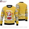 Pittsburgh Steelers Merry Tattoo Santa Christmas Ugly Sweater