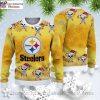 Pittsburgh Steelers Personalized Ugly Christmas Sweater For Die-Hard Fans