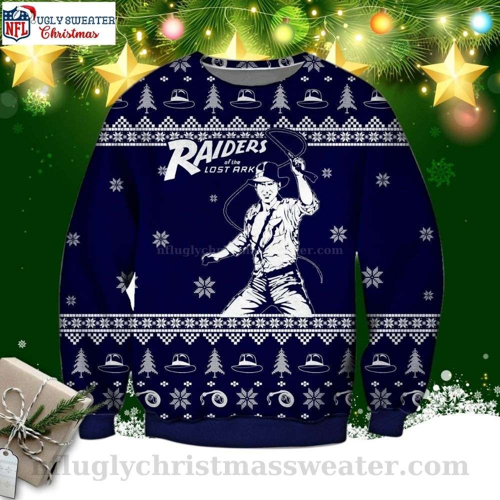 Raiders Of The Lost Ark Indiana Jones - Raiders Ugly Christmas Sweater