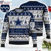 Personalized Dallas Cowboys Ugly Christmas Sweater for Fans – Skull Edition