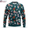 Santa Claus In The Moon NFL Philadelphia Eagles Ugly Sweater