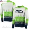 Seattle Seahawks All I Want For Christmas – Personalized Ugly Sweater