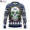 Snowflake Elegance Meets Fandom – Seattle Seahawks Christmas Sweater