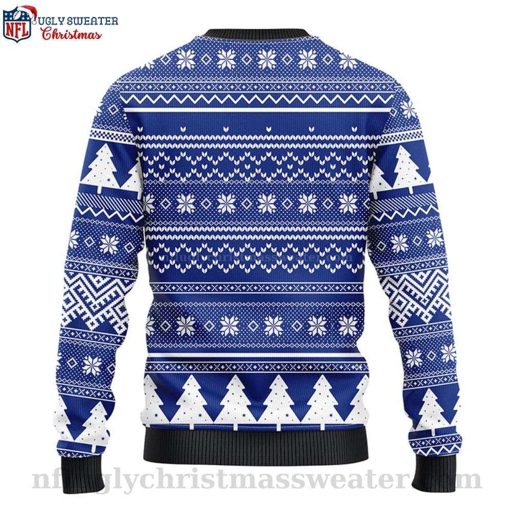 Skull Flower Wreath - NFL Buffalo Bills Ugly Christmas Sweater