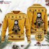 Steeler Nation’s Cozy Santa Claus In The Moon – Logo Print Ugly Sweater