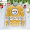 Tailored Pittsburgh Steelers Ugly Christmas Sweater – Watt 90 Player