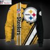 Steelers For Life – Skull-Inspired Pittsburgh Steelers Ugly Christmas Sweater