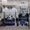 Snowflake And Logo Print NFL Dallas Cowboys Ugly Christmas Sweater – Perfect Gift For Fans