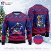 Stay Warm And Merry In A Buffalo Bills Ugly Christmas Sweater