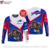 Super Bowl LVII Champions 2023 – Tremaine Edmunds Buffalo Bills Ugly Christmas Sweater