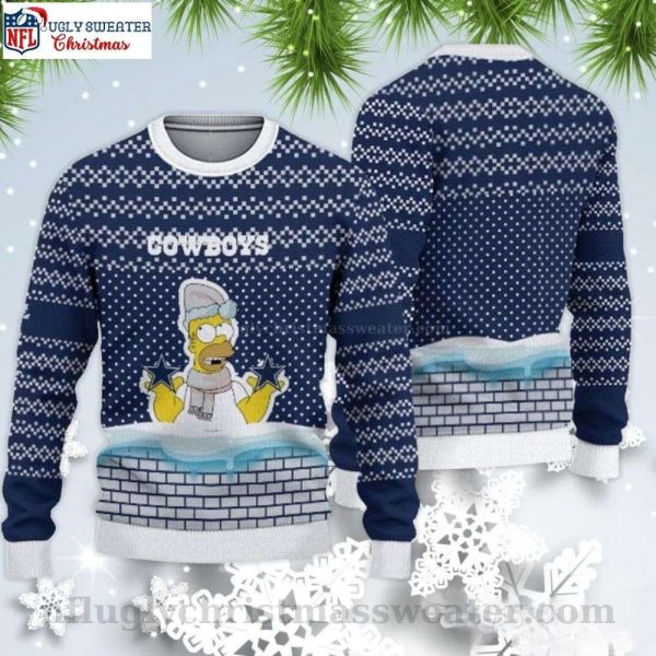 The Simpsons Christmas – Dallas Cowboys Ugly Christmas Sweater